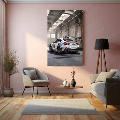 2016 BMW M6 GT3 Metal Poster | Racing Excellence & High-Performance Car Art - TURTLEWINGS