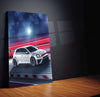 2016 Volkswagen Golf GTI TCR Metal Poster | High-Performance Hatchback Art - TURTLEWINGS