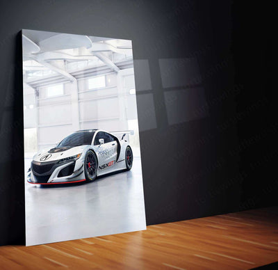 2017 Acura NSX GT3 Metal Poster | Precision Engineering & Motorsport Art - TURTLEWINGS