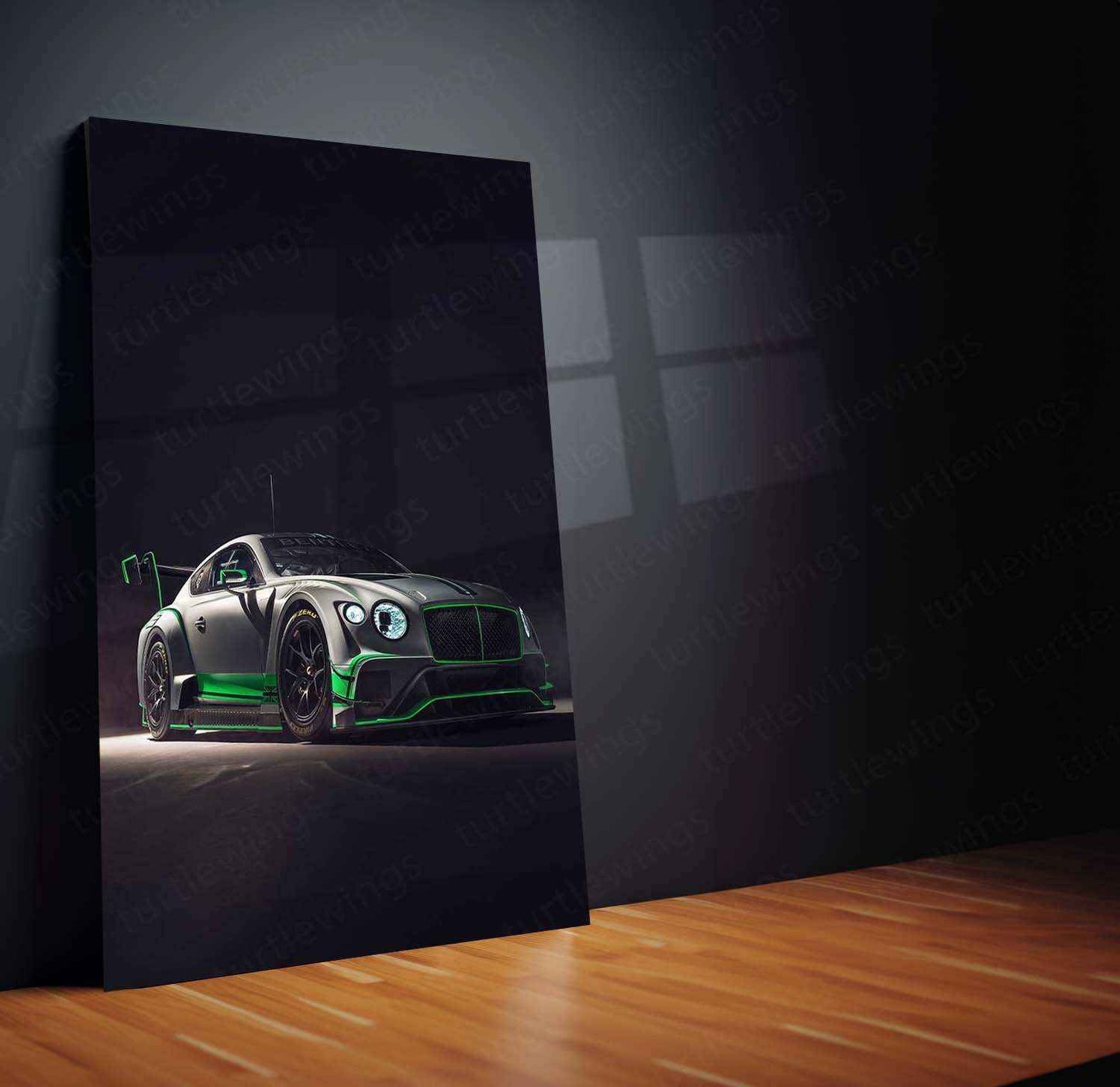 2018 Bentley Continental GT3 Metal Poster | Luxury Racing Car Art & High-Performance Decor - TURTLEWINGS