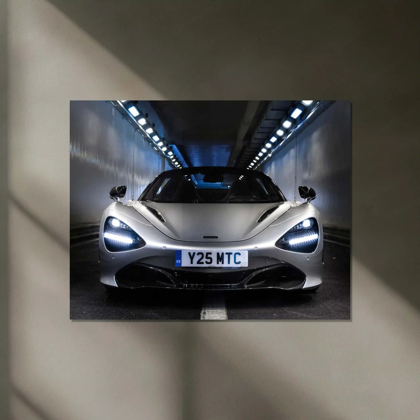 LED | 🚀 McLaren 720S Spider Neon LED Metal Poster | Supercar Wall Art | Luxury Automotive Glow Decor - TURTLEWINGS