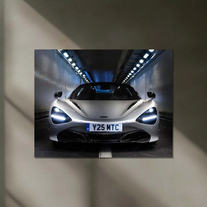 LED | 🚀 McLaren 720S Spider Neon LED Metal Poster | Supercar Wall Art | Luxury Automotive Glow Decor - TURTLEWINGS