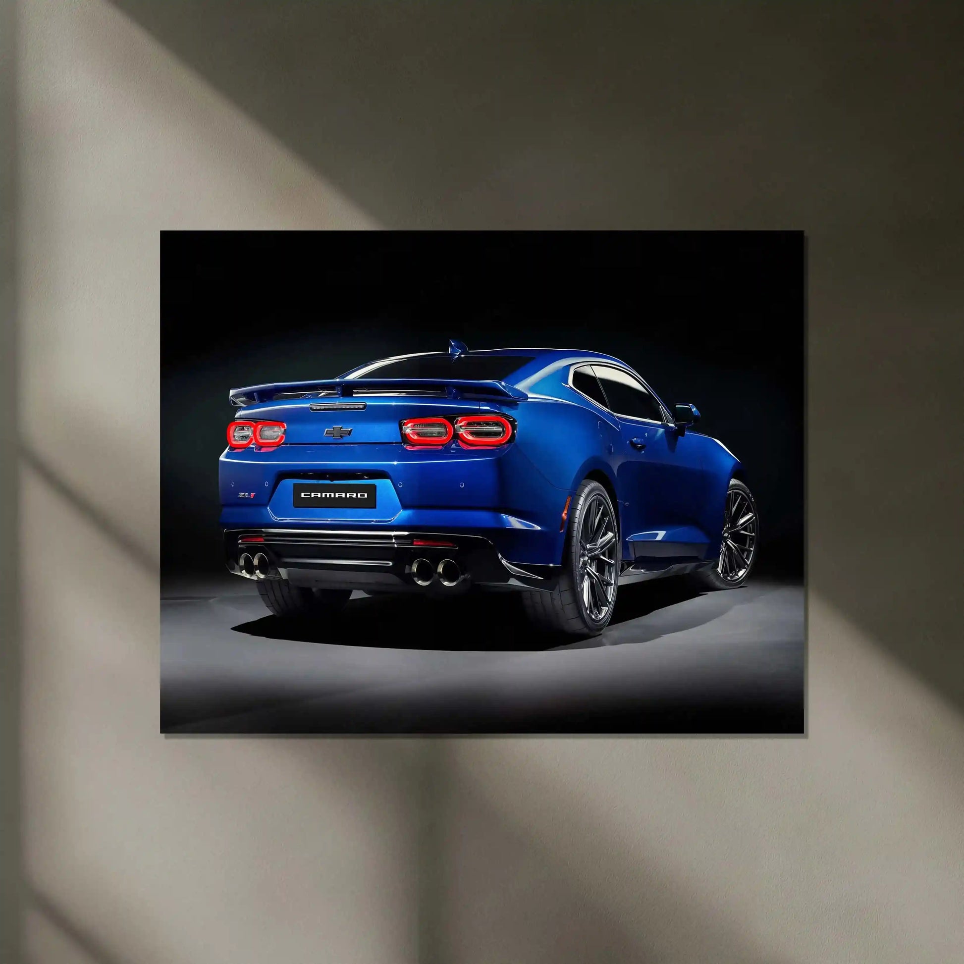 LED | ⚡ Chevrolet Camaro Neon LED Metal Poster | Muscle Car Wall Art | Illuminated Garage & Gamer Decor 01 - TURTLEWINGS