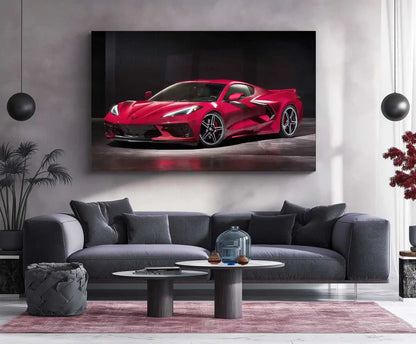 LED | ⚡ Chevrolet Camaro Neon LED Metal Poster | Muscle Car Wall Art | Illuminated Garage & Gamer Decor 03 - TURTLEWINGS