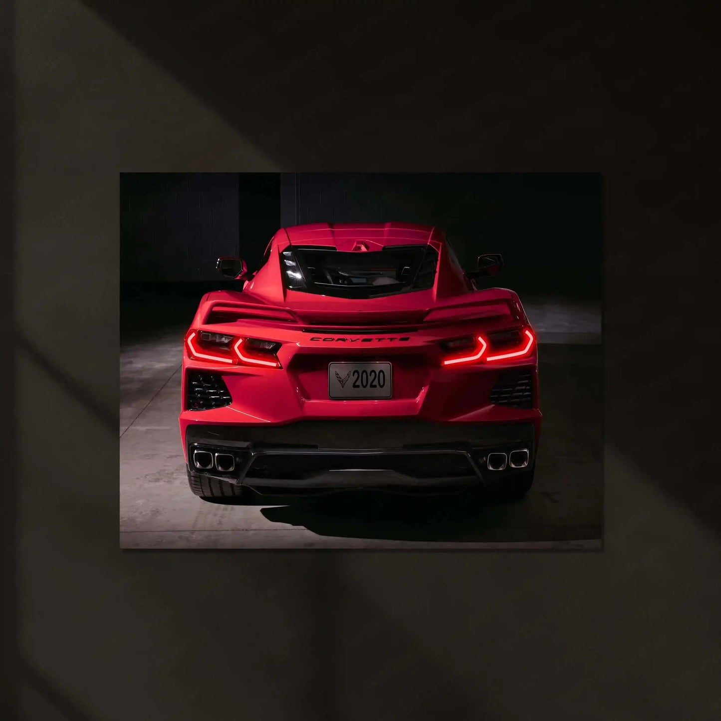 LED | ⚡ Chevrolet Camaro Neon LED Metal Poster | Muscle Car Wall Art | Illuminated Garage & Gamer Decor 03 - TURTLEWINGS