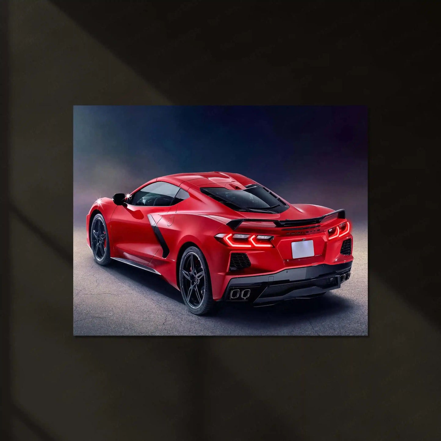LED | ⚡ Chevrolet Camaro Neon LED Metal Poster | Muscle Car Wall Art | Illuminated Garage & Gamer Decor 05 - TURTLEWINGS