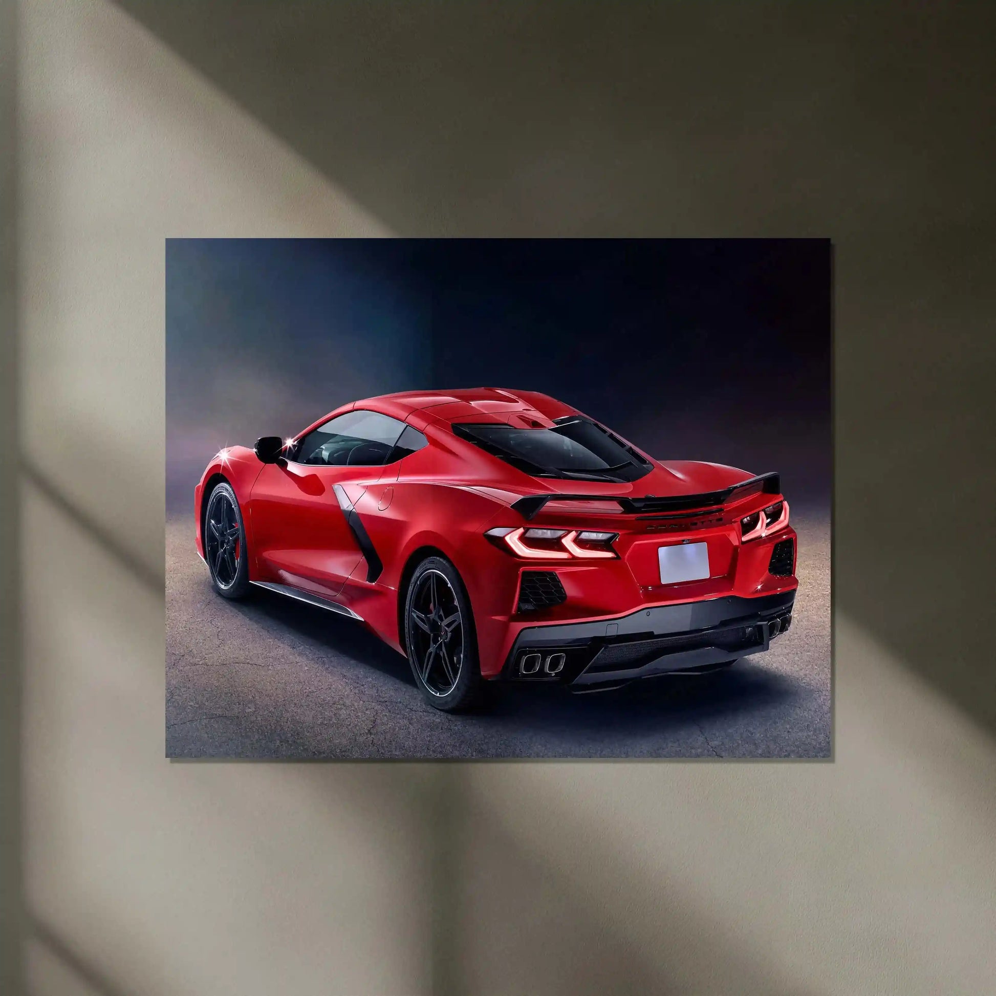 LED | ⚡ Chevrolet Camaro Neon LED Metal Poster | Muscle Car Wall Art | Illuminated Garage & Gamer Decor 05 - TURTLEWINGS
