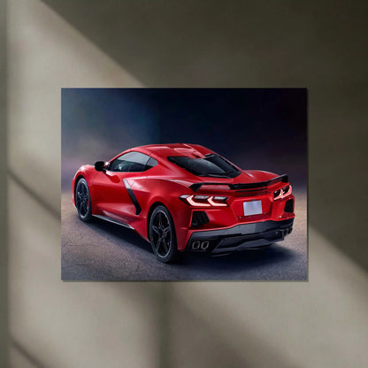 LED | ⚡ Chevrolet Camaro Neon LED Metal Poster | Muscle Car Wall Art | Illuminated Garage & Gamer Decor 05 - TURTLEWINGS