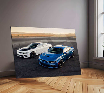 2020 Dodge Charger SRT Hellcat Widebody Metal Poster | High-Performance Muscle Car Art - TURTLEWINGS