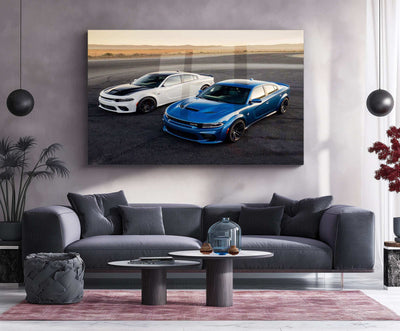 2020 Dodge Charger SRT Hellcat Widebody Metal Poster | High-Performance Muscle Car Art - TURTLEWINGS