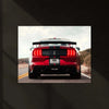 LED | 🐍 Ford Mustang Shelby GT500 Neon LED Metal Poster | American Muscle Wall Art | Supercharged Street Glow Decor