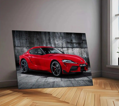 LED | 🔥 Toyota Supra Neon LED Metal Poster | JDM Legend Wall Art | Turbocharged Street Racer Glow Decor - TURTLEWINGS