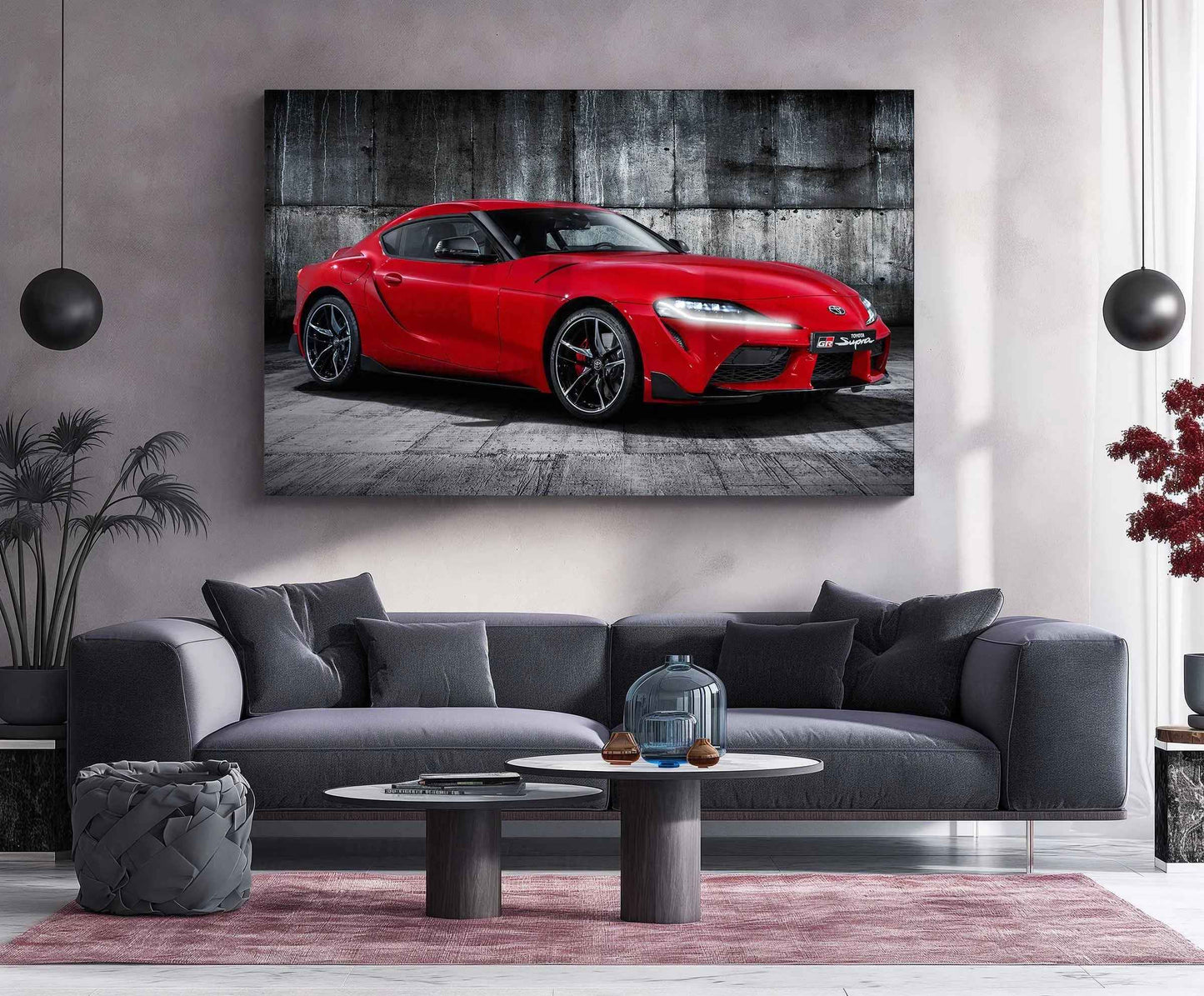 LED | 🔥 Toyota Supra Neon LED Metal Poster | JDM Legend Wall Art | Turbocharged Street Racer Glow Decor - TURTLEWINGS