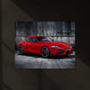 LED | 🔥 Toyota Supra Neon LED Metal Poster | JDM Legend Wall Art | Turbocharged Street Racer Glow Decor