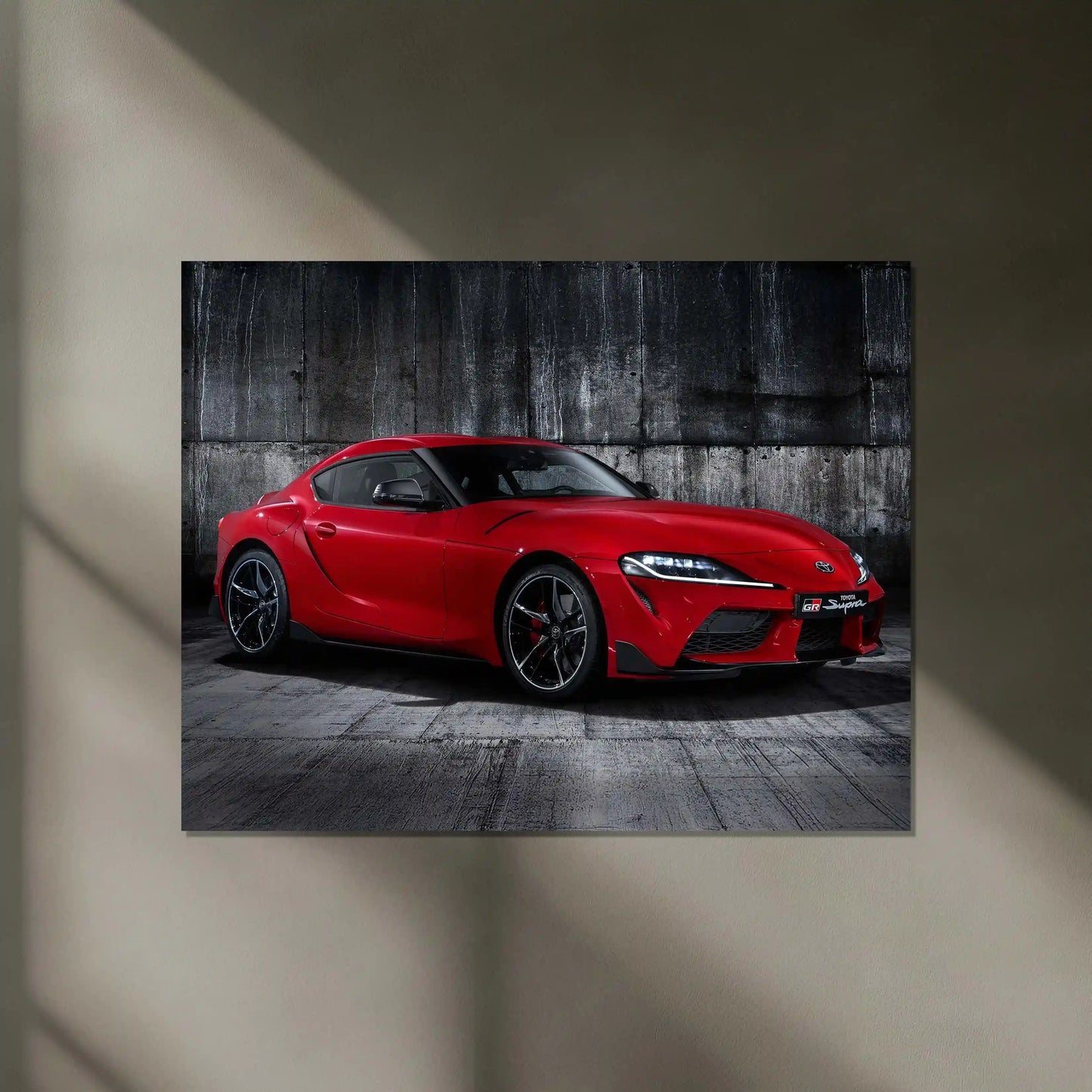 LED | 🔥 Toyota Supra Neon LED Metal Poster | JDM Legend Wall Art | Turbocharged Street Racer Glow Decor - TURTLEWINGS