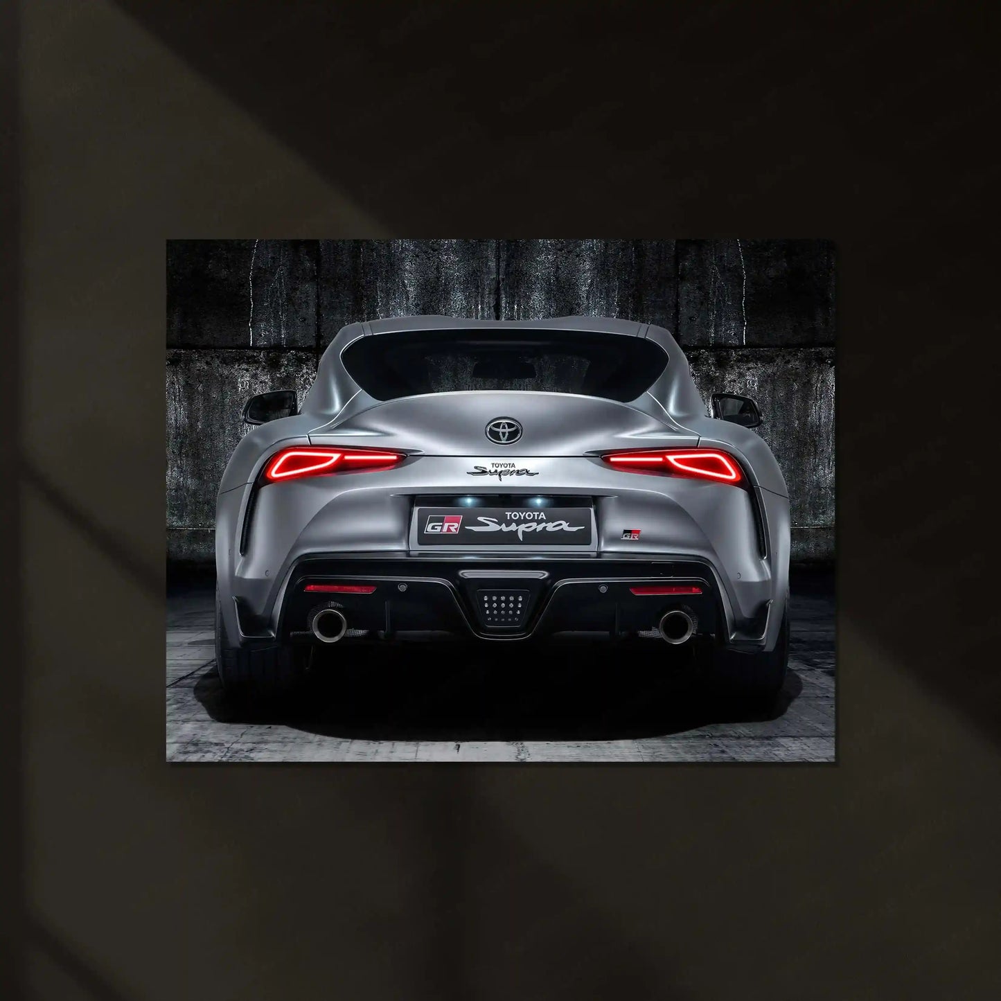 LED | 🔥 Toyota Supra Neon LED Metal Poster | JDM Legend Wall Art | Turbocharged Street Racer Glow Decor 01 - TURTLEWINGS