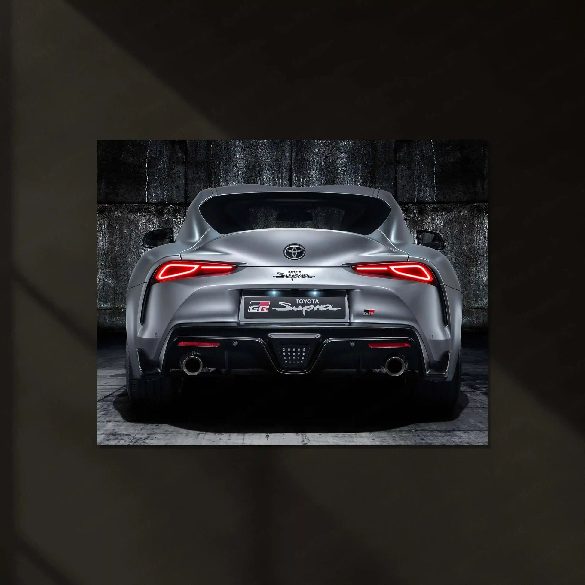 LED | 🔥 Toyota Supra Neon LED Metal Poster | JDM Legend Wall Art | Turbocharged Street Racer Glow Decor 01 - TURTLEWINGS