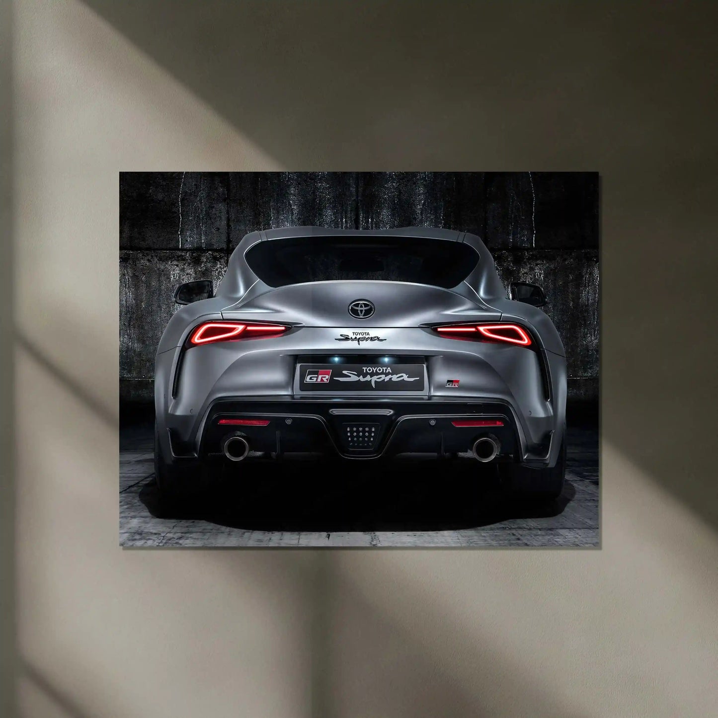 LED | 🔥 Toyota Supra Neon LED Metal Poster | JDM Legend Wall Art | Turbocharged Street Racer Glow Decor 01 - TURTLEWINGS