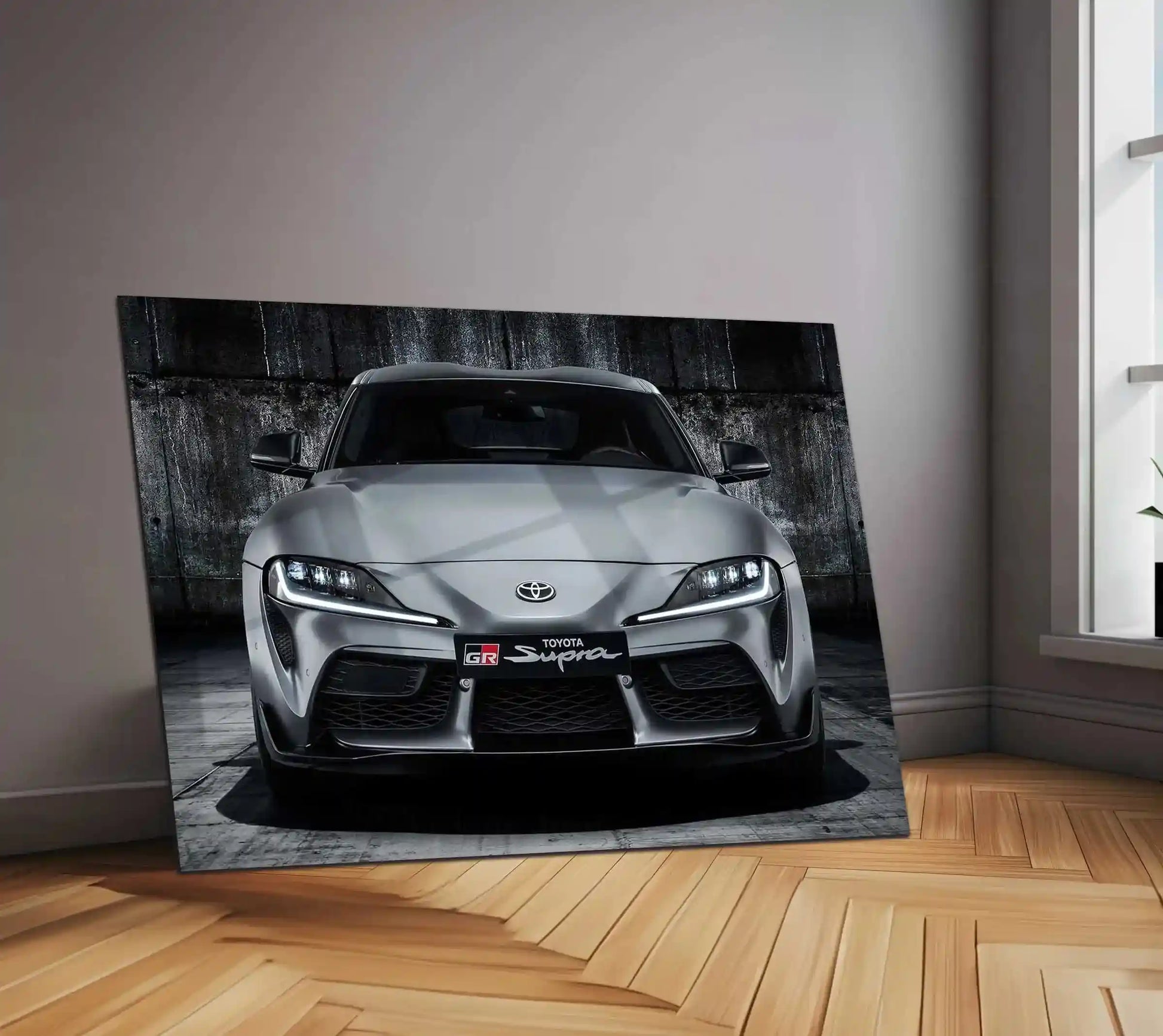 LED | 🔥 Toyota Supra Neon LED Metal Poster | JDM Legend Wall Art | Turbocharged Street Racer Glow Decor 02 - TURTLEWINGS