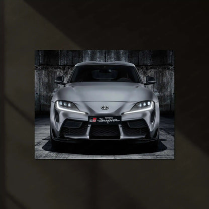 LED | 🔥 Toyota Supra Neon LED Metal Poster | JDM Legend Wall Art | Turbocharged Street Racer Glow Decor 02 - TURTLEWINGS