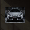 LED | 🔥 Toyota Supra Neon LED Metal Poster | JDM Legend Wall Art | Turbocharged Street Racer Glow Decor 02