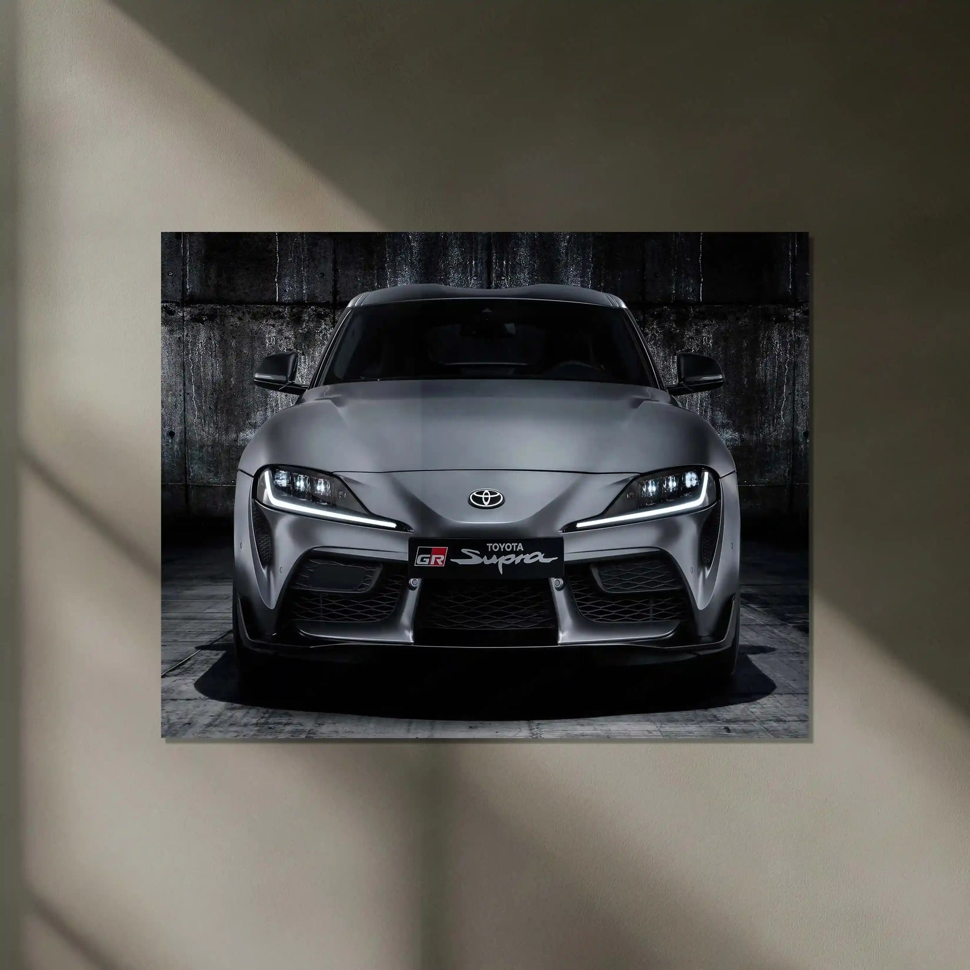 LED | 🔥 Toyota Supra Neon LED Metal Poster | JDM Legend Wall Art | Turbocharged Street Racer Glow Decor 02 - TURTLEWINGS