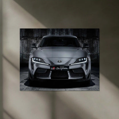 LED | 🔥 Toyota Supra Neon LED Metal Poster | JDM Legend Wall Art | Turbocharged Street Racer Glow Decor 02 - TURTLEWINGS