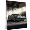 2021 Novitec Ferrari F8 Tributo Metal Poster | High-Performance Luxury Sports Car Art