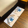 Anime Blue Eyes Floor Mat | Aesthetic Anime Eye Art Flat Rug | Anti-Slip 3mm Absorbent Floor Mat for Bedroom, Gaming Room, Bathroom & Otaku Decor