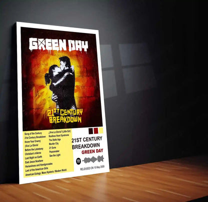 Green Day – Complete Album Collection | Set of 11 | Set of 8 | Set of 4 | Premium Metal Poster - TURTLEWINGS