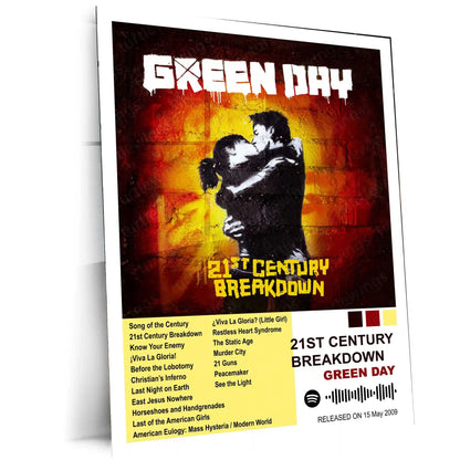 Green Day – Complete Album Collection | Set of 11 | Set of 8 | Set of 4 | Premium Metal Poster - TURTLEWINGS
