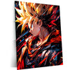 dbz Metal Poster | Super Saiyan Battle Art | Anime Wall Decor