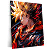 dbz Metal Poster | Super Saiyan Battle Art | Anime Wall Decor - TURTLEWINGS 
