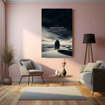 Leonardo da Vinci Warrior Quote – The Master of Art and Wisdom Metal Poster4 - TURTLEWINGS