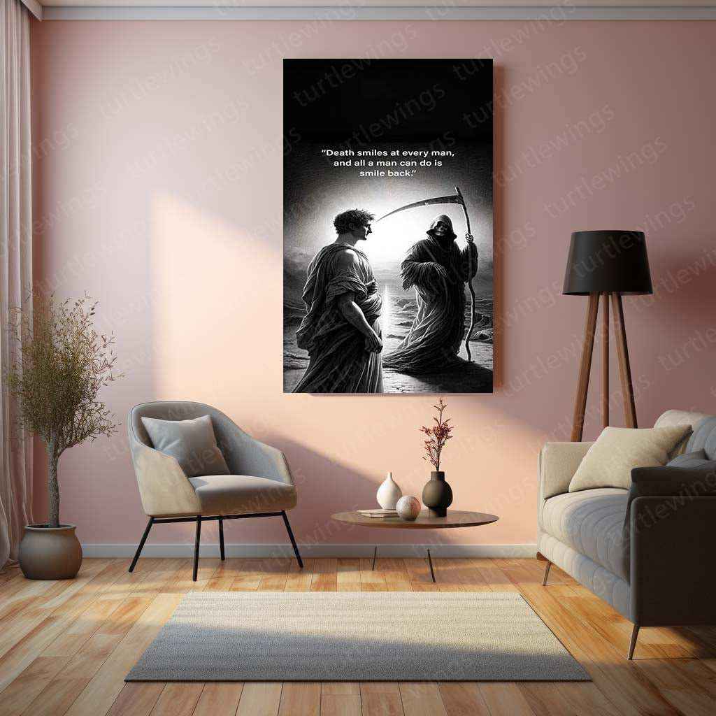 Leonardo da Vinci Warrior Quote – The Master of Art and Wisdom Metal Poster 3 - TURTLEWINGS