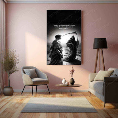 Leonardo da Vinci Warrior Quote – The Master of Art and Wisdom Metal Poster 3 - TURTLEWINGS