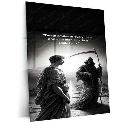 Leonardo da Vinci Warrior Quote – The Master of Art and Wisdom Metal Poster 3 - TURTLEWINGS