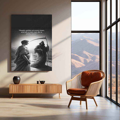 Leonardo da Vinci Warrior Quote – The Master of Art and Wisdom Metal Poster 3 - TURTLEWINGS