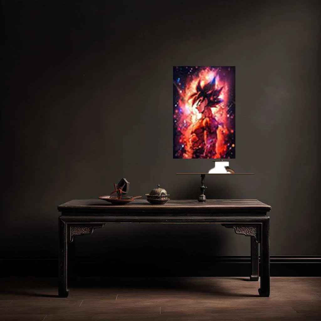 dbz Metal Poster | Goku, Vegeta & Iconic DBZ Wall Art | Anime Collectible Print Description - TURTLEWINGS