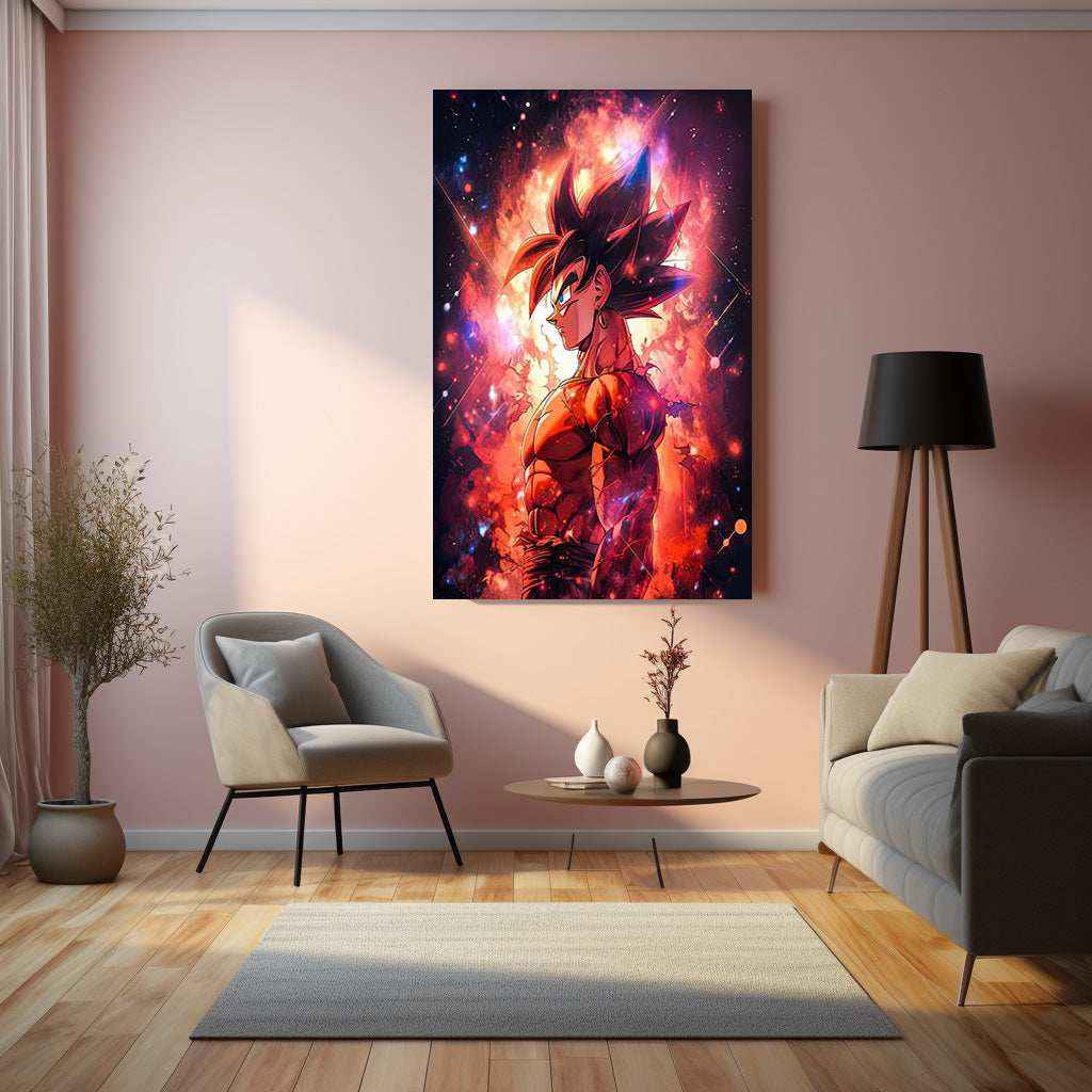 dbz Metal Poster | Goku, Vegeta & Iconic DBZ Wall Art | Anime Collectible Print Description - TURTLEWINGS