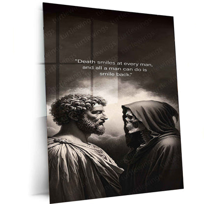 Leonardo da Vinci Warrior Quote – The Master of Art and Wisdom Metal Poster - TURTLEWINGS