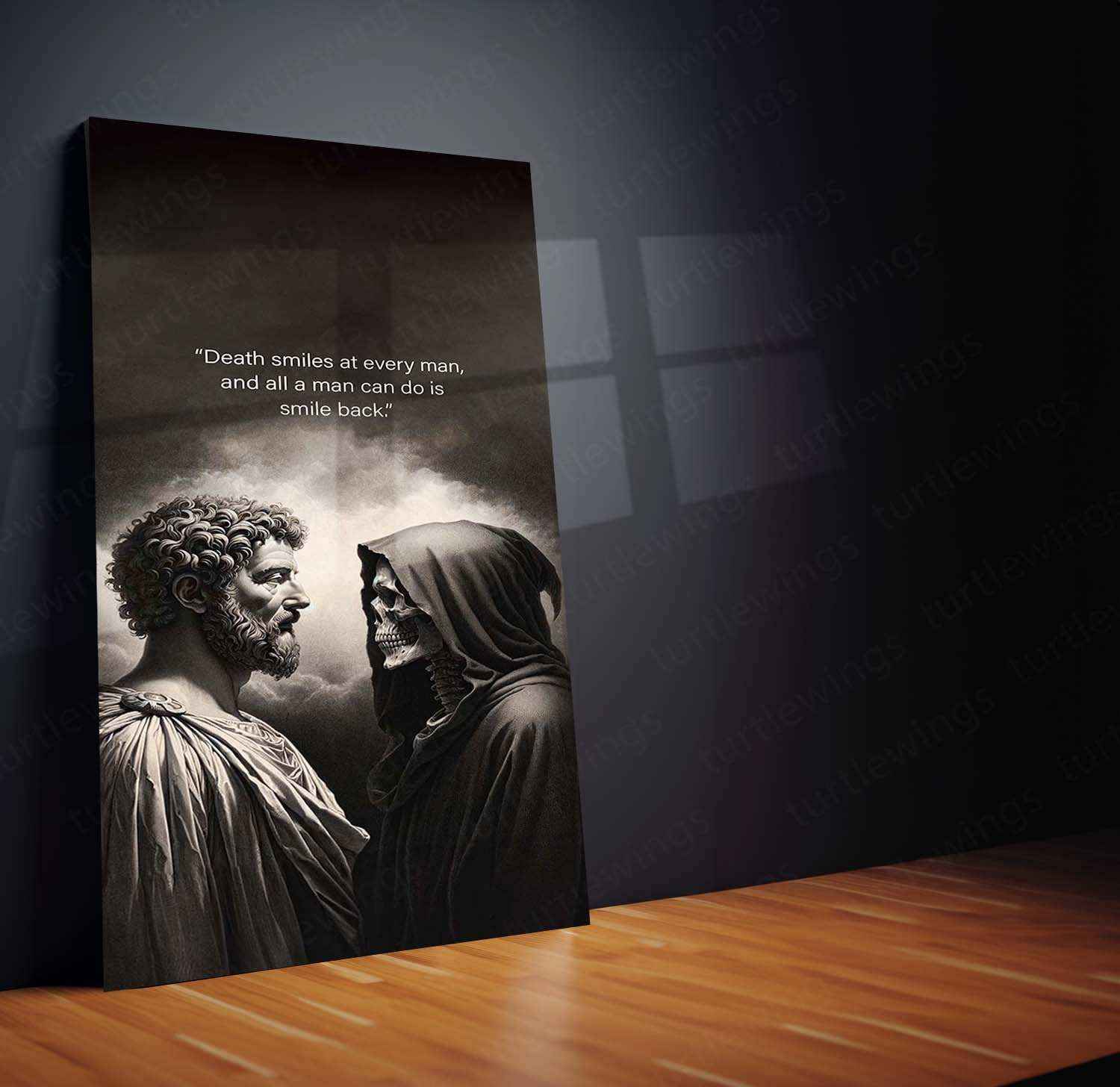 Leonardo da Vinci Warrior Quote – The Master of Art and Wisdom Metal Poster - TURTLEWINGS