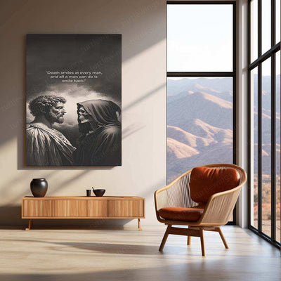 Leonardo da Vinci Warrior Quote – The Master of Art and Wisdom Metal Poster - TURTLEWINGS