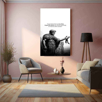 Leonardo da Vinci Warrior Quote – The Master of Art and Wisdom Metal Poster - TURTLEWINGS