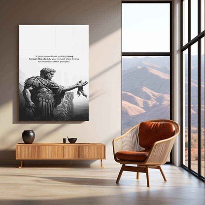 Leonardo da Vinci Warrior Quote – The Master of Art and Wisdom Metal Poster - TURTLEWINGS