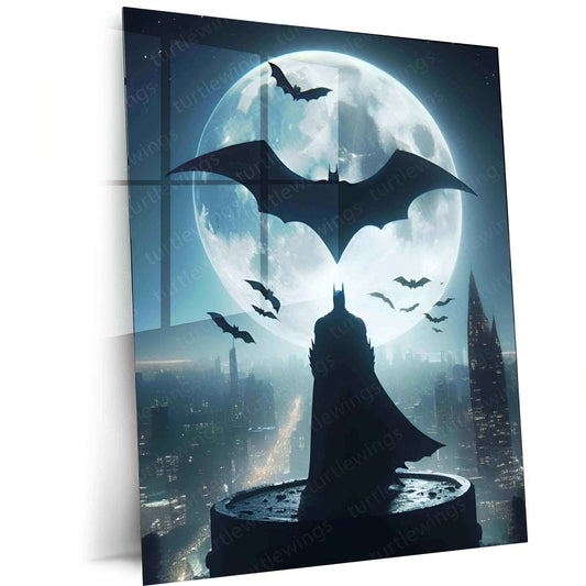 Batman Metal Poster – The Dark Knight Unleashed - TURTLEWINGS