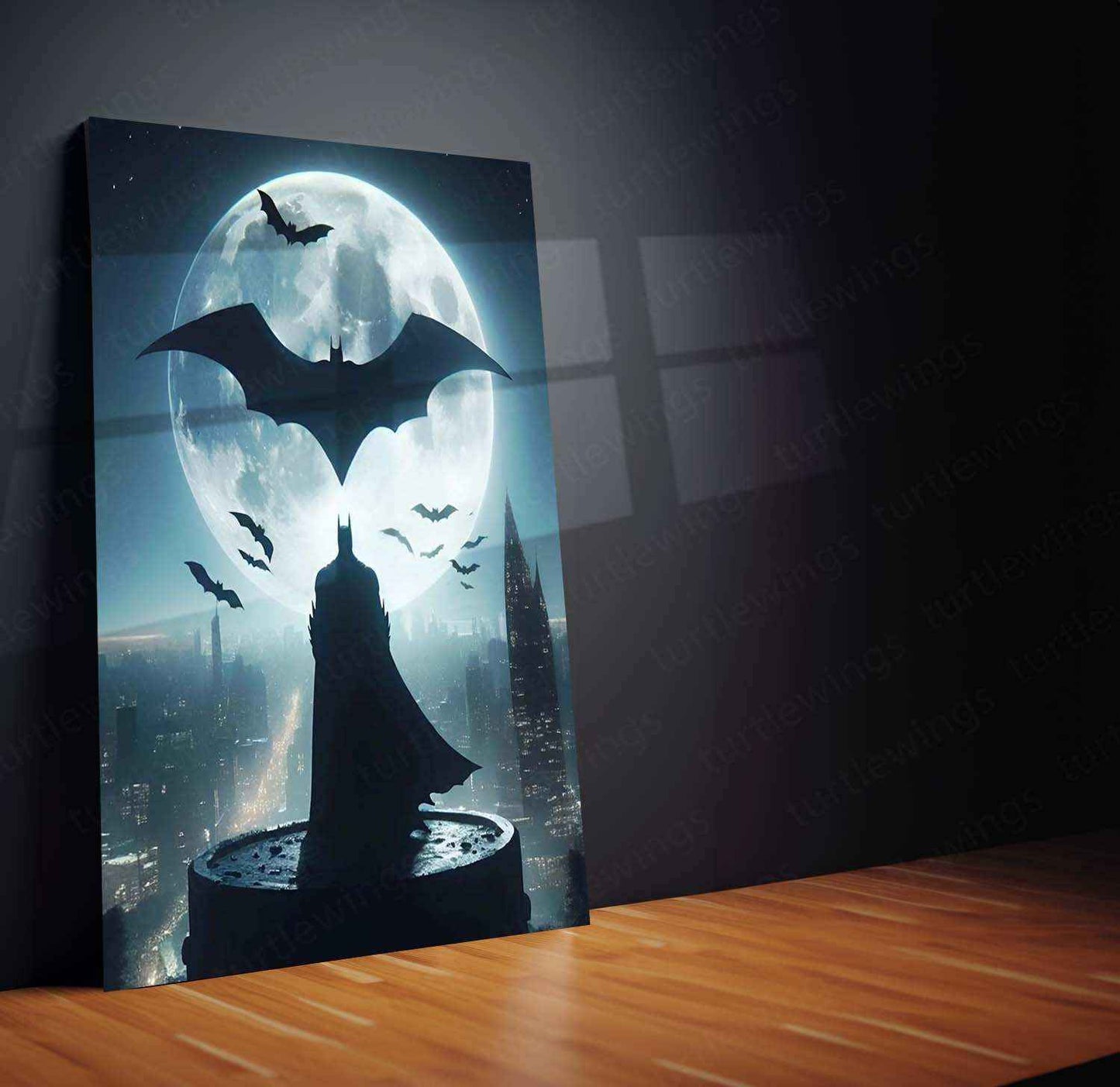 Batman Metal Poster – The Dark Knight Unleashed - TURTLEWINGS