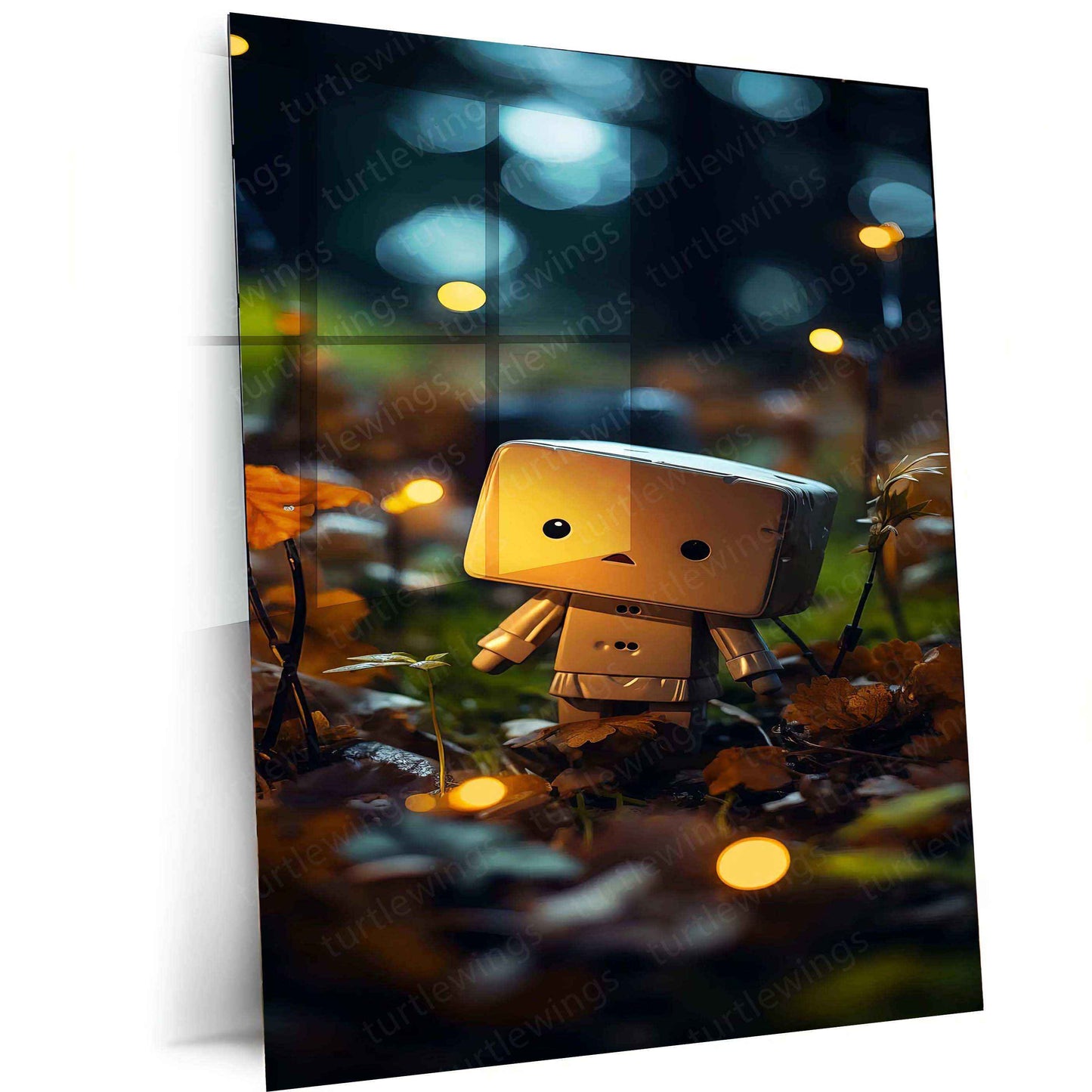 Abstract Aesthetic Metal Poster | Modern Wall Art | Geometric & Fluid Design Decor - TURTLEWINGS