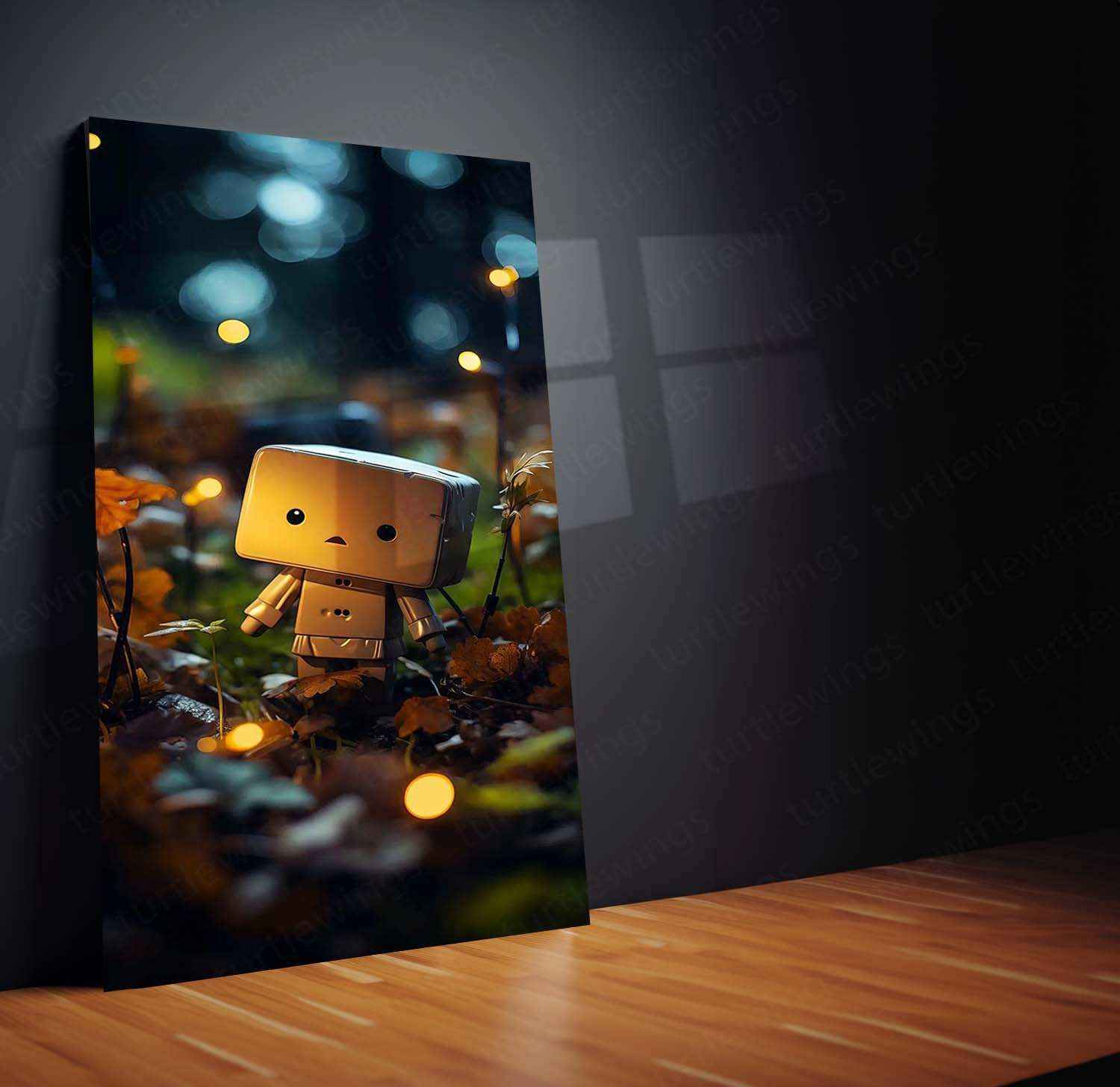 Abstract Aesthetic Metal Poster | Modern Wall Art | Geometric & Fluid Design Decor - TURTLEWINGS