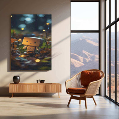 Abstract Aesthetic Metal Poster | Modern Wall Art | Geometric & Fluid Design Decor - TURTLEWINGS